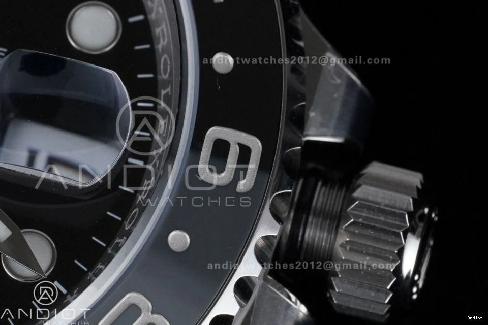 SH3285 Black Best Edition V2 ARF Gray Bracelet Oyster New Ceramic Wayne II on GMT-Master Bruce 904L 1:1 126710 GRNR 0130